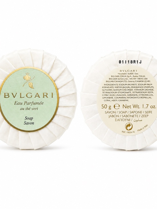 BVLGARI Other - BVLGARI Eau Parfumée au Thé Vert Luxury Bath Soap Bar 50g / 1.7 oz New